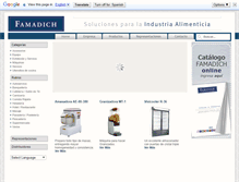 Tablet Screenshot of famadich.cl
